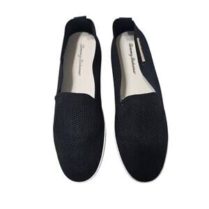 TOMMY BAHAMA Knit Memory Foam Slip-Ons Black White Size 10